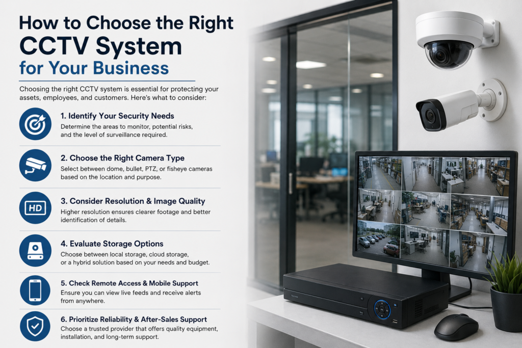 How to Choose the Right CCTV System for Your Business